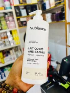 Nubiance body lotion