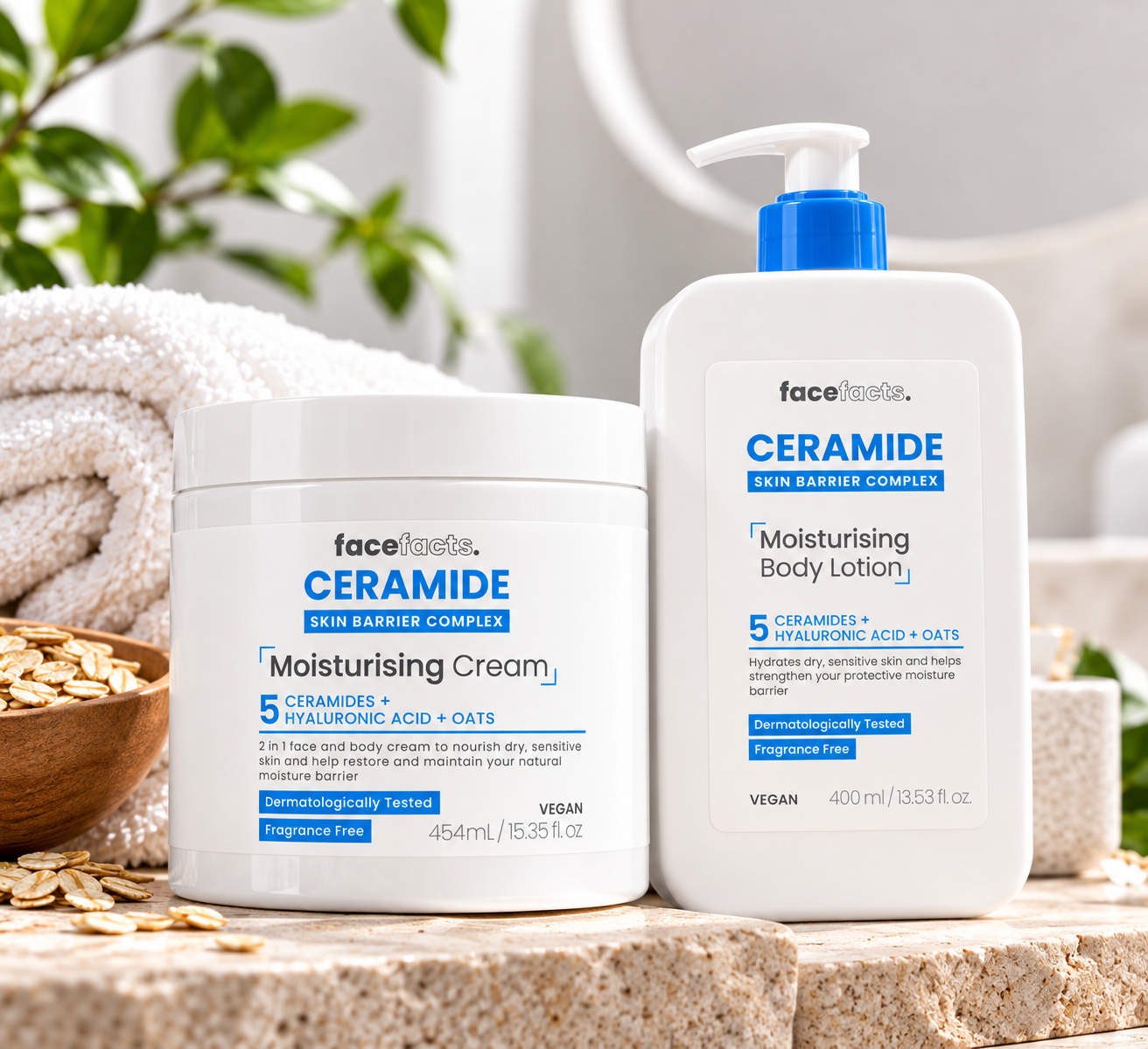 Face facts Body Moisturizing products